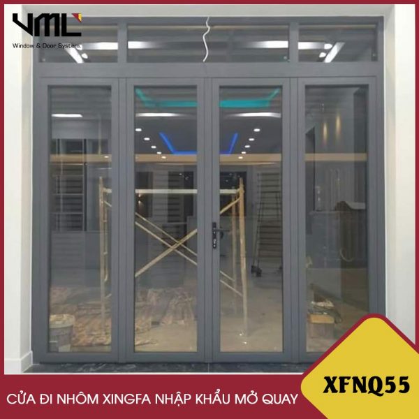 Cửa đi nhôm Xingfa mở quay - Cửa Nhôm Việt Minh Long - Công Ty TNHH Sản Xuất Thương Mại Xây Dựng Cơ Khí Việt Minh Long